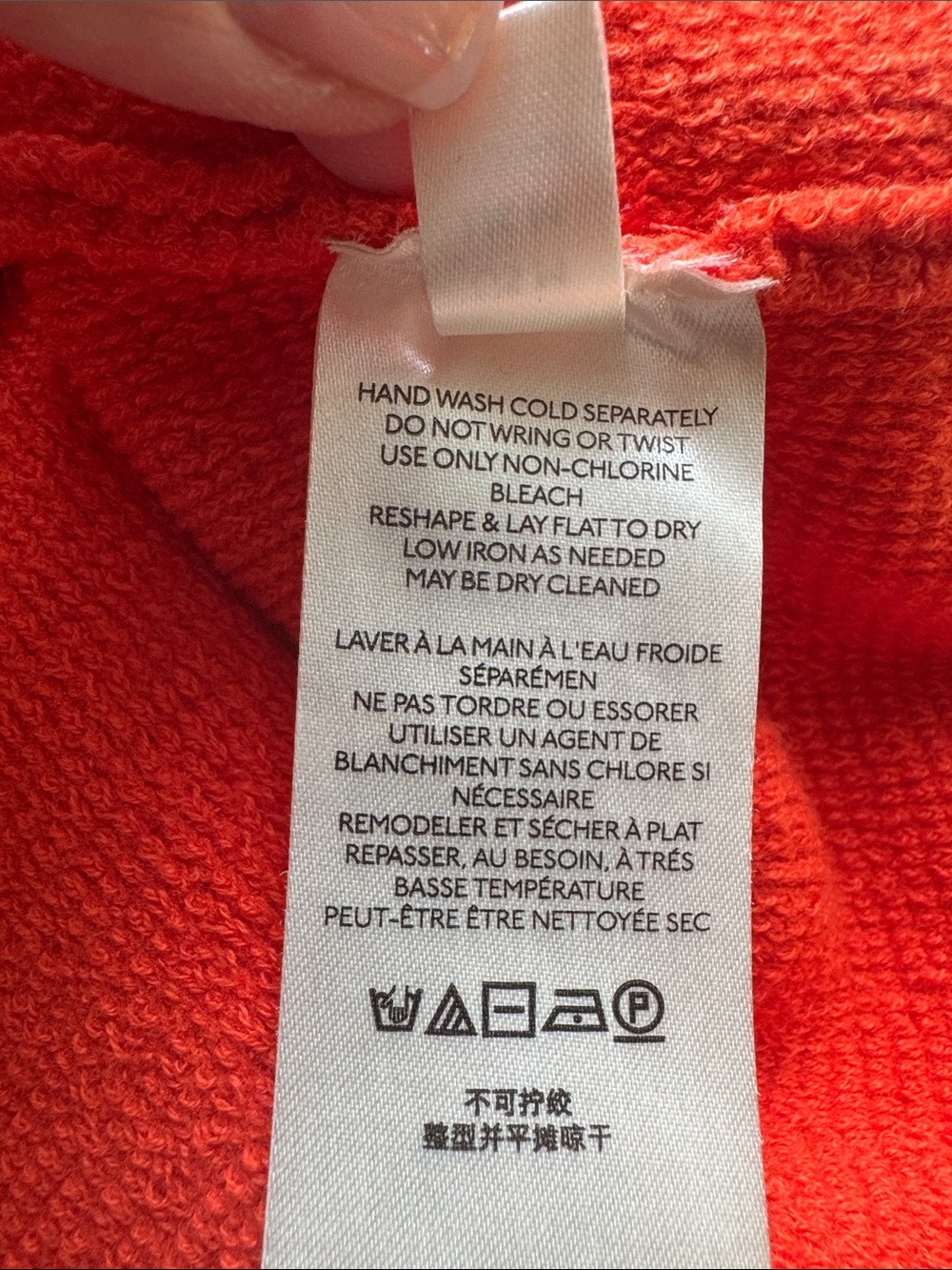 FREE PEOPLE AUDACIOUS OTTOMAN SLOUCHY RIBBED TUNIC SWEATER Womens M Orange cozy - Picture 15 of 16